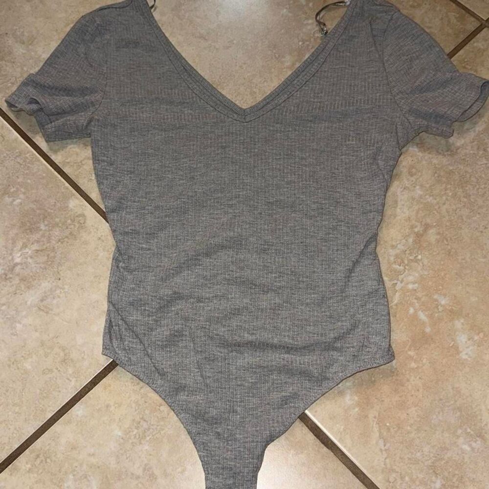 Mudd-clothing Women's Grey Bodysuit